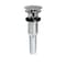 Keeney Push Button Bathroom Sink Drain with Overflow, Chrome K820-75
